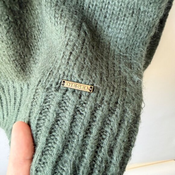 Diesel Made in Italy Mohair Wool Knit Sweater Multicolor Size M D48 - Picture 6 of 9